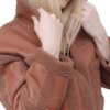 Hnedá koženková bunda Teddy MarySha Krásna móda