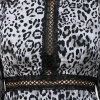 Leopardie šaty detail