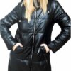 Prešívaná bunda so zipsami Emily čierna Krásna móda