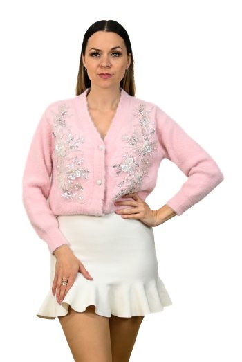 Luxusný sveter s flitrami MarySha